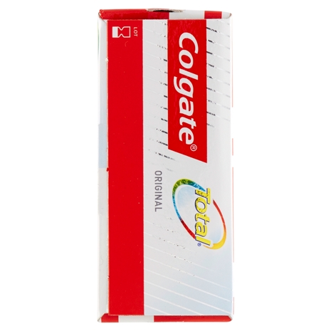 Colgate dentifricio Total Original, protegge dai batteri lingua, guance e gengive bitubo 2x75ml